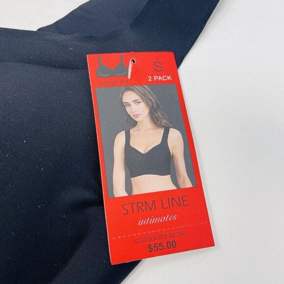 Strm Line Intimates Womens Size Small Seamless Lounge Bra Padded Bralette 1845 - Picture 4 of 7